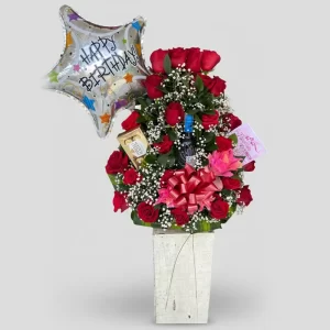 Arreglo vino gato negro