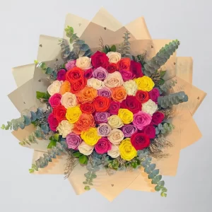 Bouquet de rosas surtido