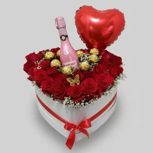 Caja en forma de corazón luxury