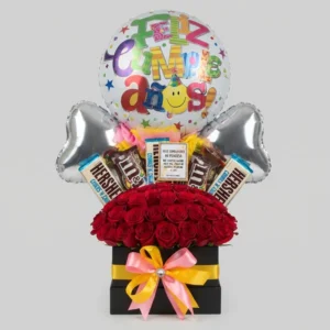 ANCHETA ROSAS Y DULCES