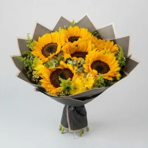 BOUQUET SENCILLO DE GIRASOLES